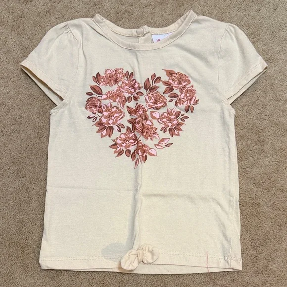 Little Lass Light Peach Tee - Picture 3 of 4